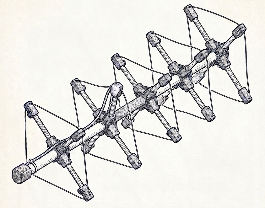 Diagrama de la antena cubical quad